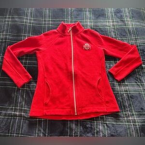 Red Tommy Bahama Ohio state zip up jacket Women’s size XS